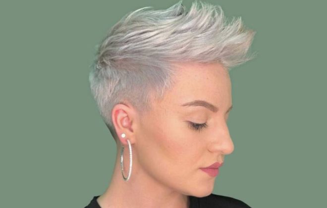 classic spiky pixie cut